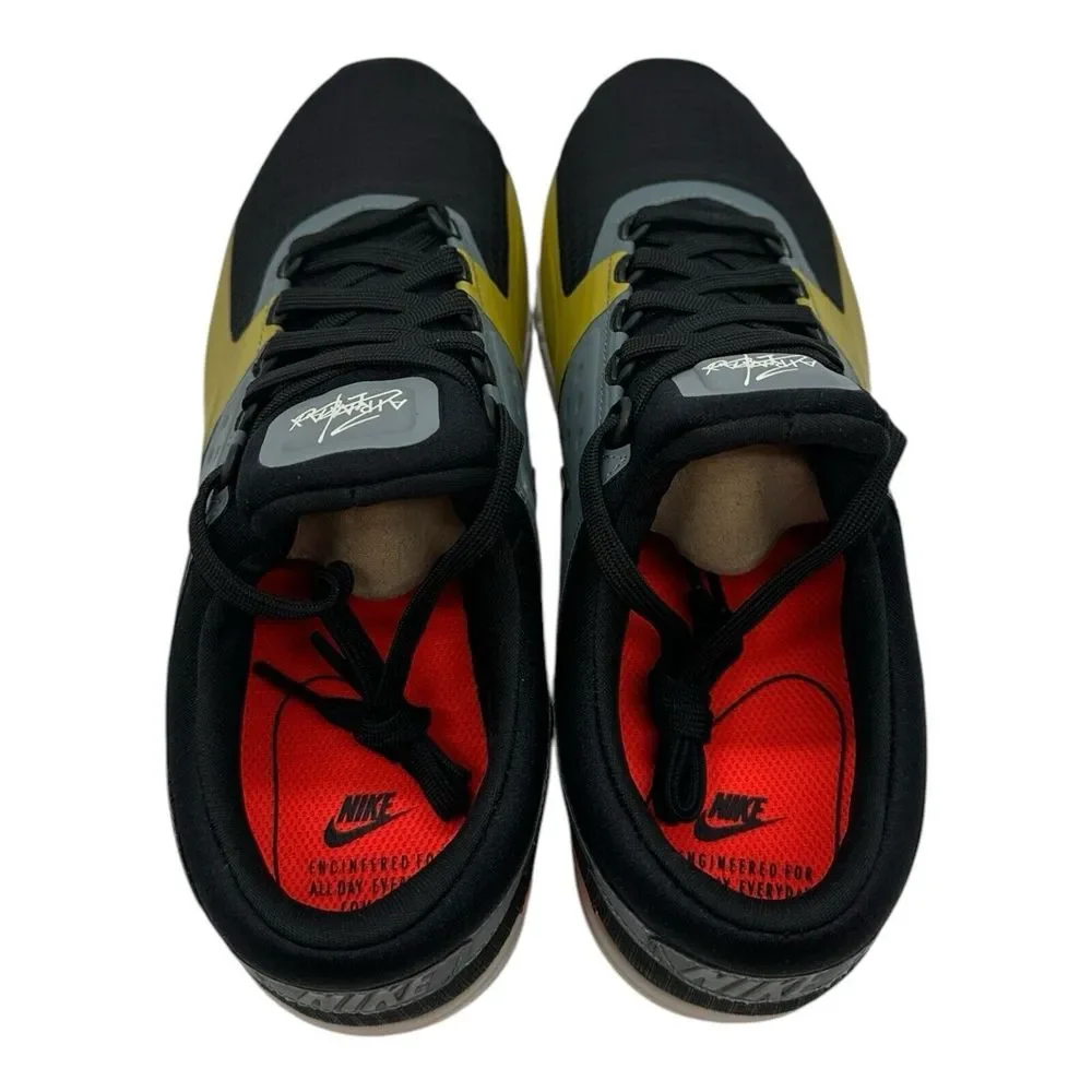 Nike Air Max Zero Si Running Shoes Womens 7.5 Black‎ Light Bone Grey 881173-001